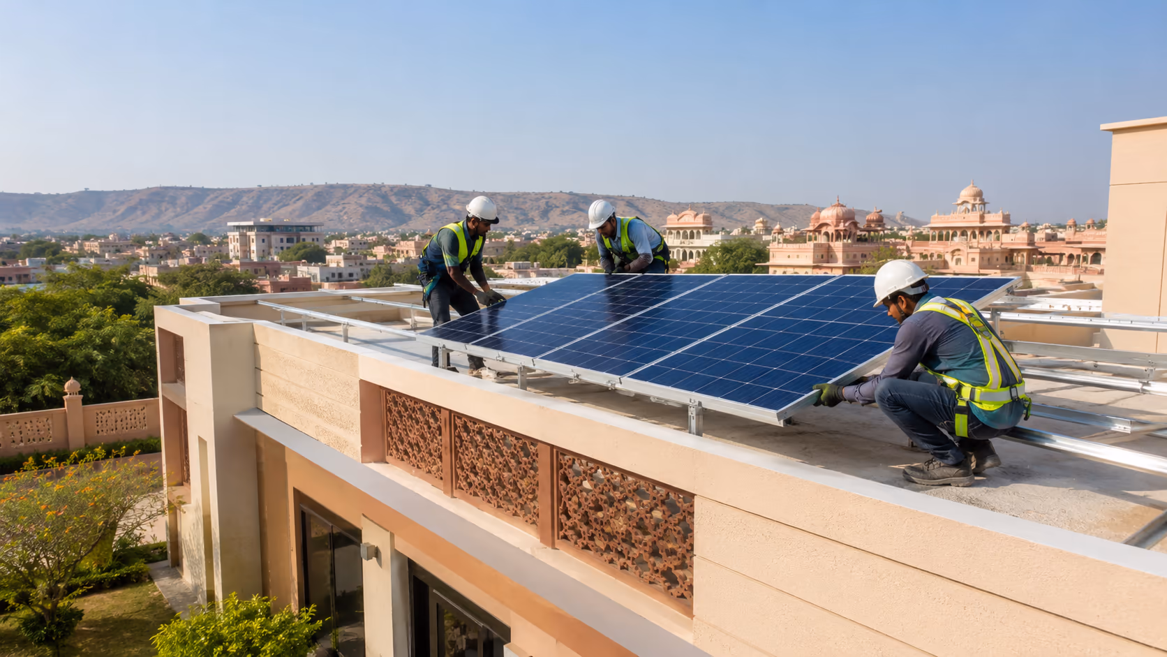 Rooftop solar panels and subsidy information for Jaipur