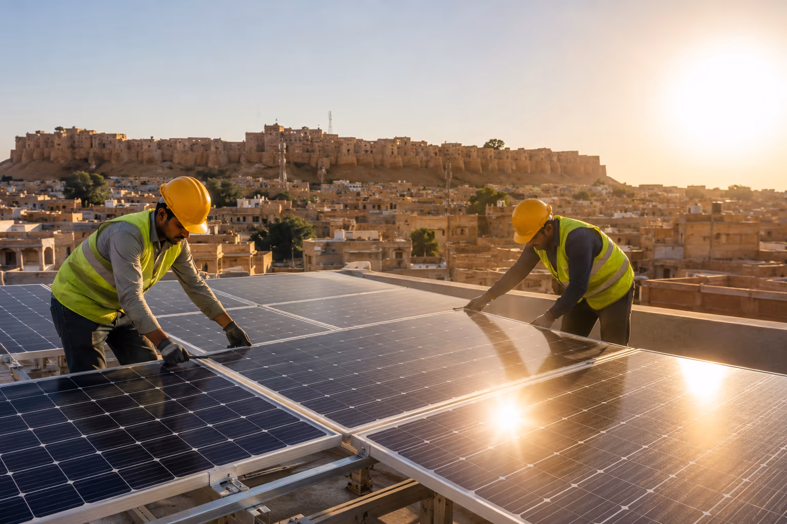 Rooftop solar panels and subsidy information for Jodhpur