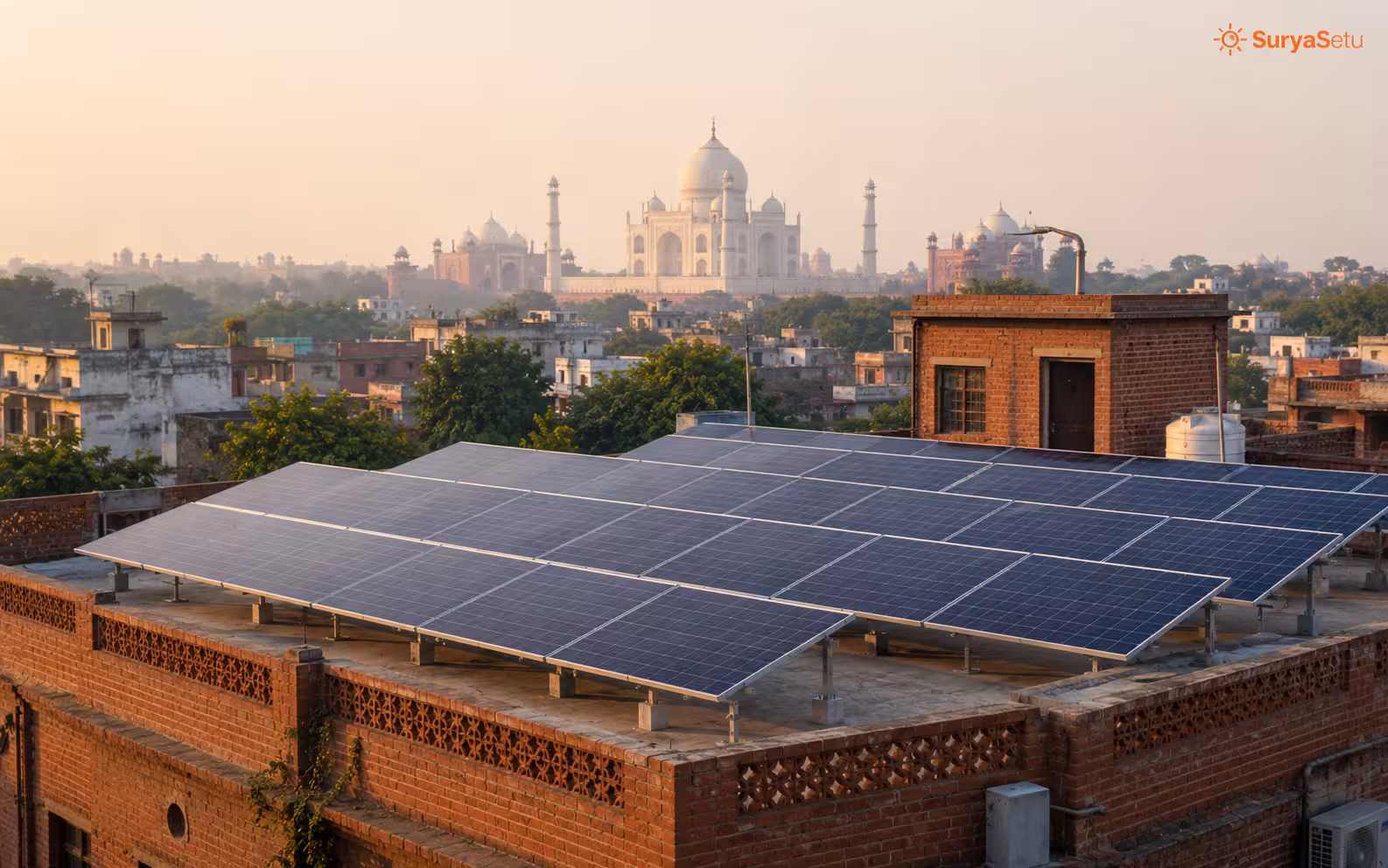 Solar panels in Agra - Rs 108,000 subsidy