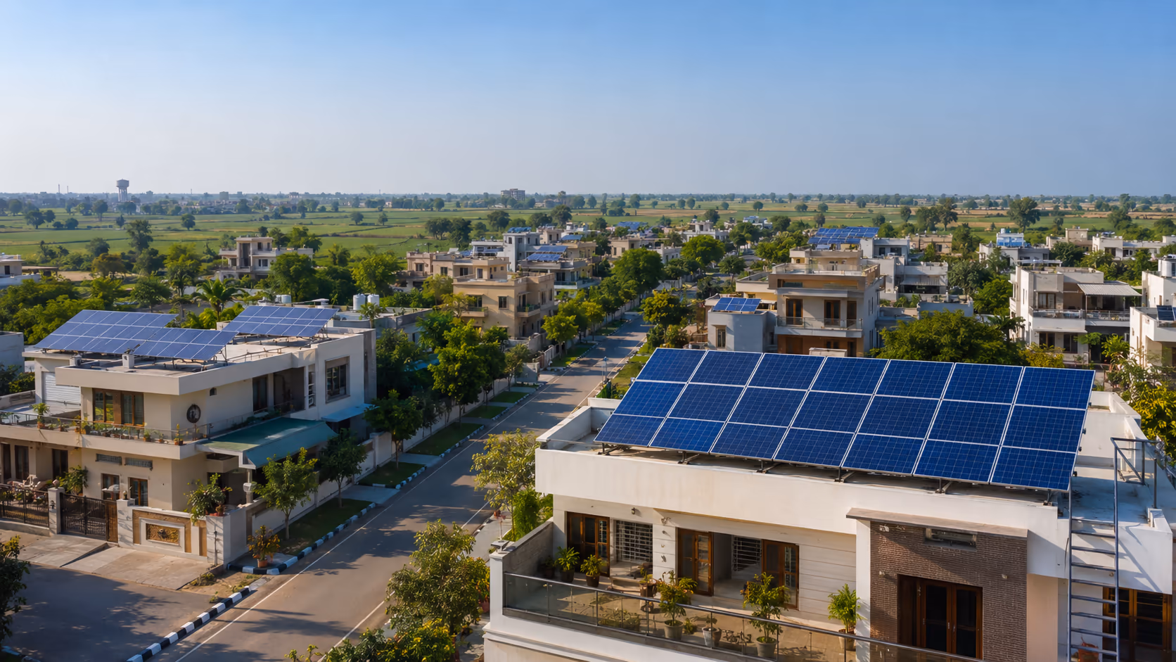 Rooftop solar panels and subsidy information for Karnal
