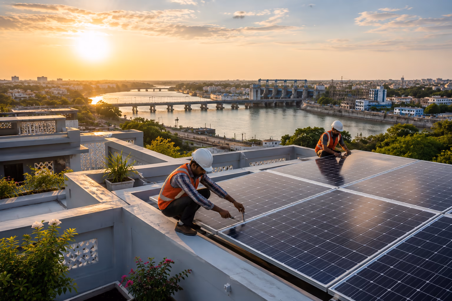 Rooftop solar panels and subsidy information for Kota